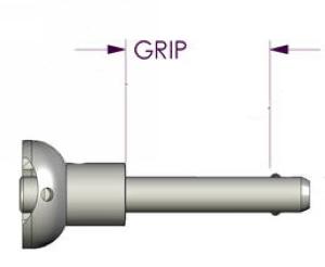 Locking Pin System E - glue in